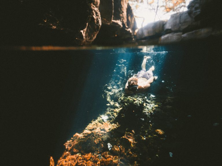 Bucear en los cenotes México / Foto: Jakob Owens (unsplash)