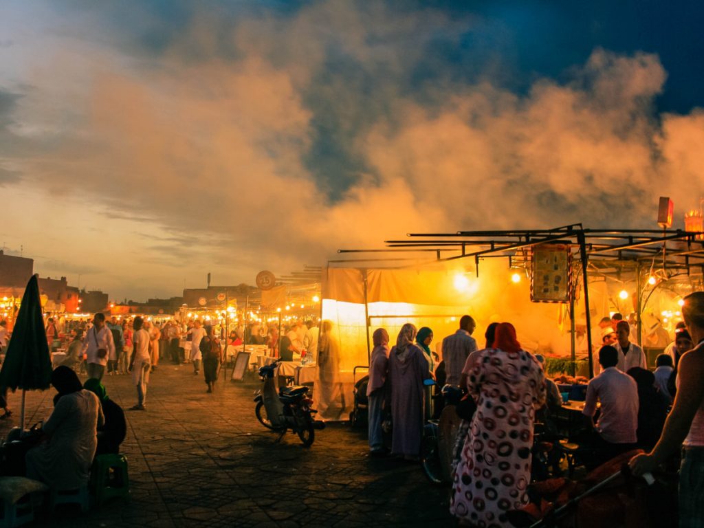 Djemaa el Fna, Marrakech, Marruecos / Foto: Juan Ignacio Tapia (unsplash)