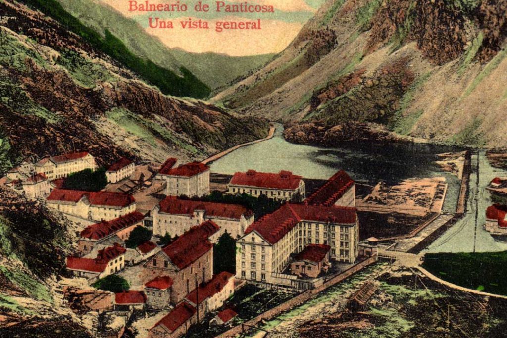 Postal Balneario de Panticosa [Public Domain]