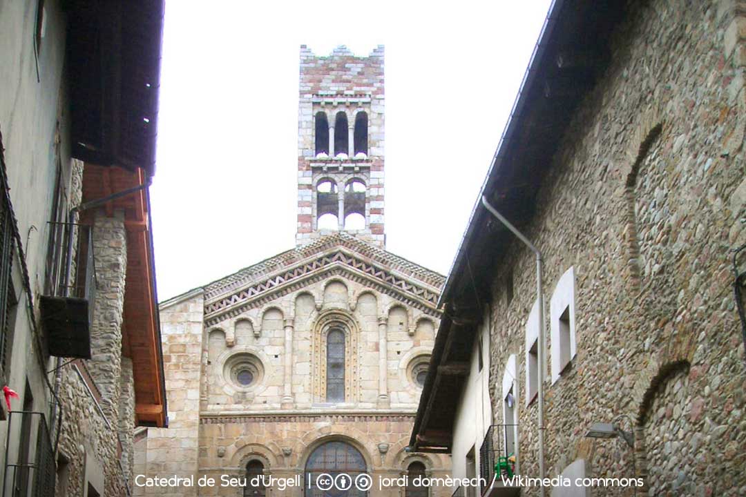 Façana de la catedral, Seu d'Urgell / Foto: Jordi Domènech [CC-BY-SA-3.0]