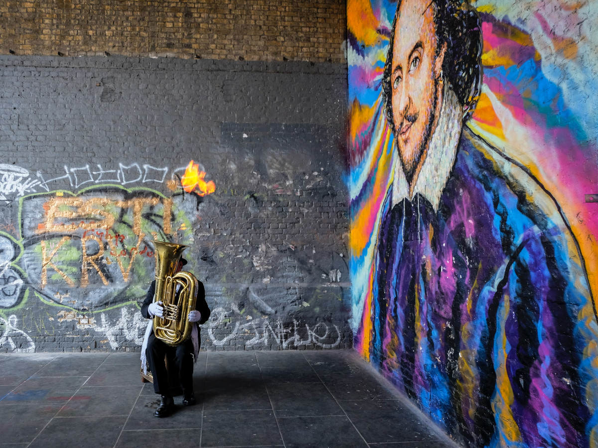 Mural de Shakespeare, London, Storbritannien / Foto: Jessica Pamp (unsplash)